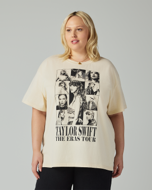 Taylor Swift | The Eras Tour Through LA Beige T-Shirt