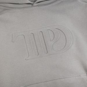 TTPD Gray Embossed Hoodie