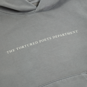 The Tortured Poets Department Gray Hoodie