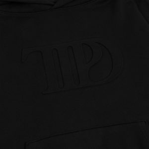 TTPD Black Embossed Hoodie