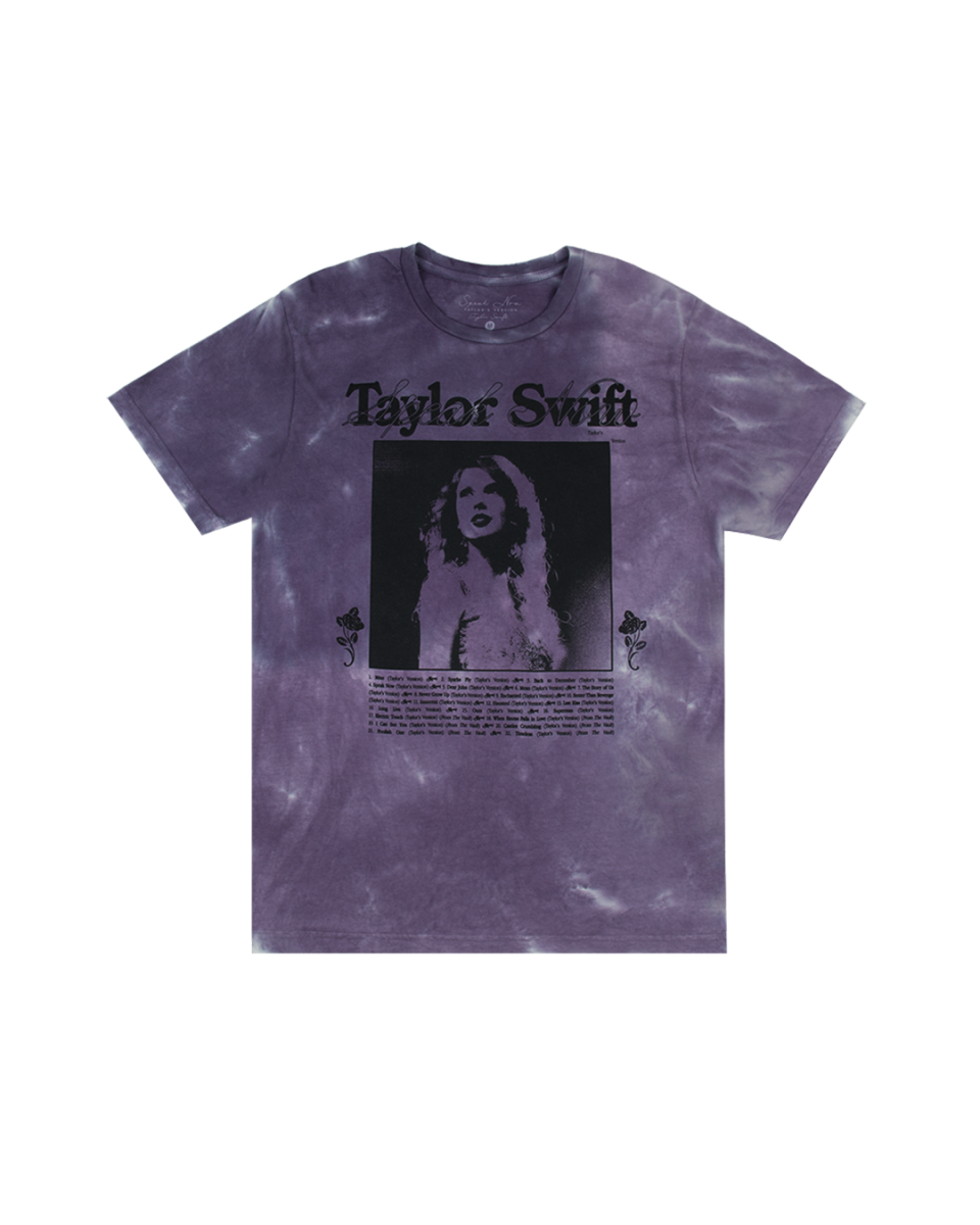 Speak Now (Taylor's Version) Tracklist Purple Tie Dye T-Shirt