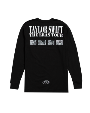Taylor Swift | The Eras Tour Collage Black Long Sleeve