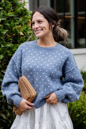 Blue Skies Knit Sweater