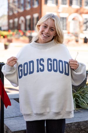 Jesus Reversible Mockneck Sweatshirt