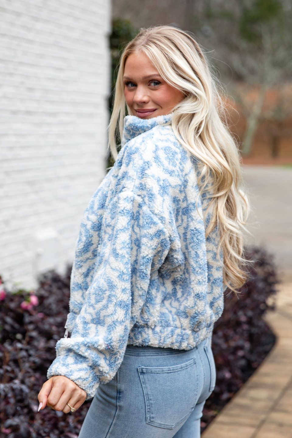 Simply Adored Sherpa White Jacket